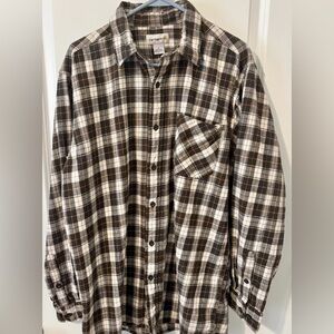 Carhartt Original Fit, Size Large, Men  Flannel Long-Sleeve Plaid Shirt